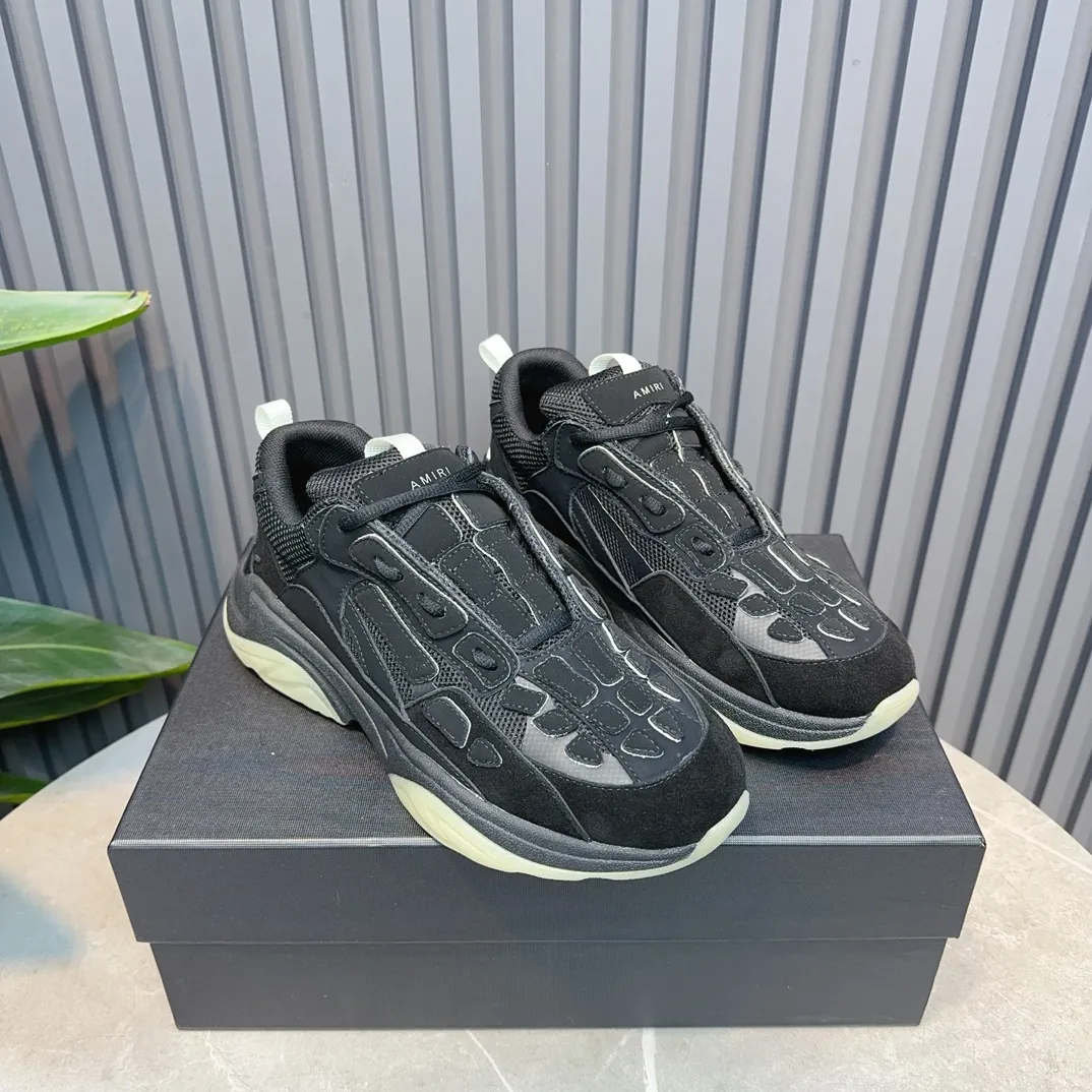 Men's shoes 💰740💰 AMIRI AMIRI fashion brand hot sale 🔥 Available all year round ✅ Official website synchronization Imported fabrics 1⃣️ vs 1⃣️ replica, original factory special original sole, 38-45 (38.45. Non-refundable)